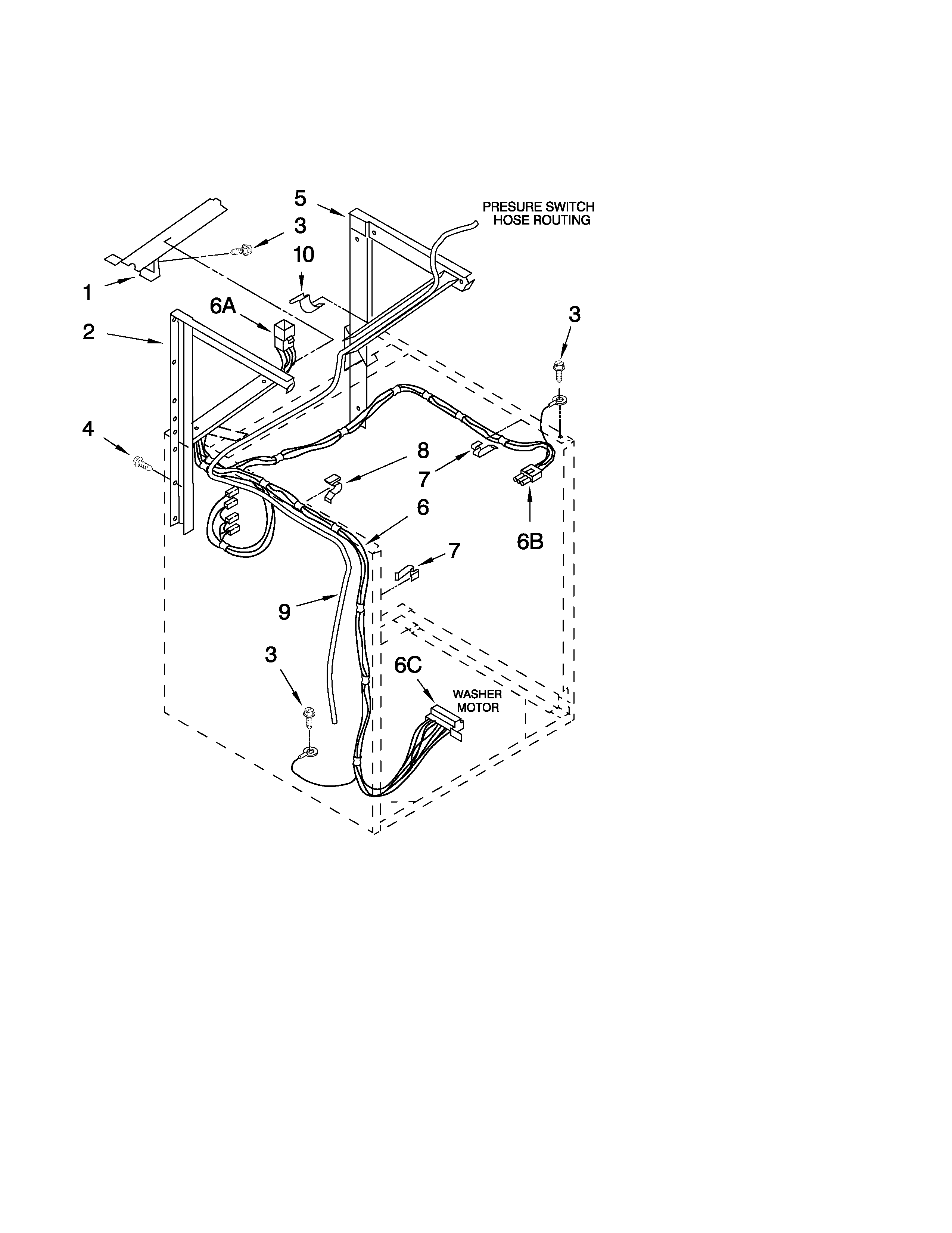 DRYER SUPPORT AND WASHER PARTS