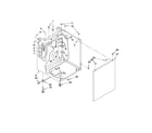 Kenmore 11088732798 washer cabinet parts diagram