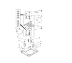Kenmore 11088732798 machine base parts diagram