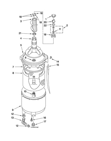 Tub and basket parts