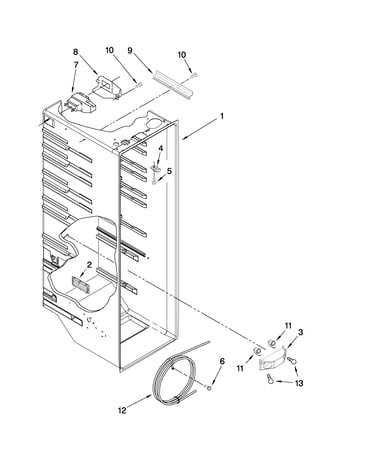 Refrigerator liner parts