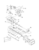 Motor and ice container parts