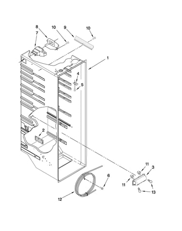 Refrigerator liner parts