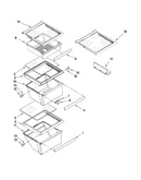 Refrigerator shelf parts