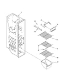 Freezer liner parts