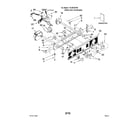 Kenmore 11088752798 washer/dryer control panel parts diagram