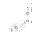 Kenmore 11088752798 brake, clutch, gearcase, motor and pump parts diagram