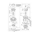 Kenmore 66574363K1 pump and motor parts diagram
