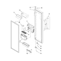 Kenmore Elite 10645423801 refrigerator door parts diagram