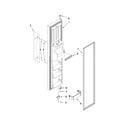Kenmore Elite 10645423801 freezer door parts diagram