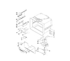 Kenmore Elite 59678283902 freezer liner parts diagram