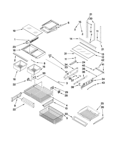 Shelf parts
