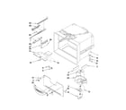 Kenmore Elite 59678289803 freezer liner parts diagram