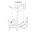 Kenmore 10657953700 cabinet parts diagram