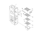 Kenmore 10657943700 freezer liner parts diagram