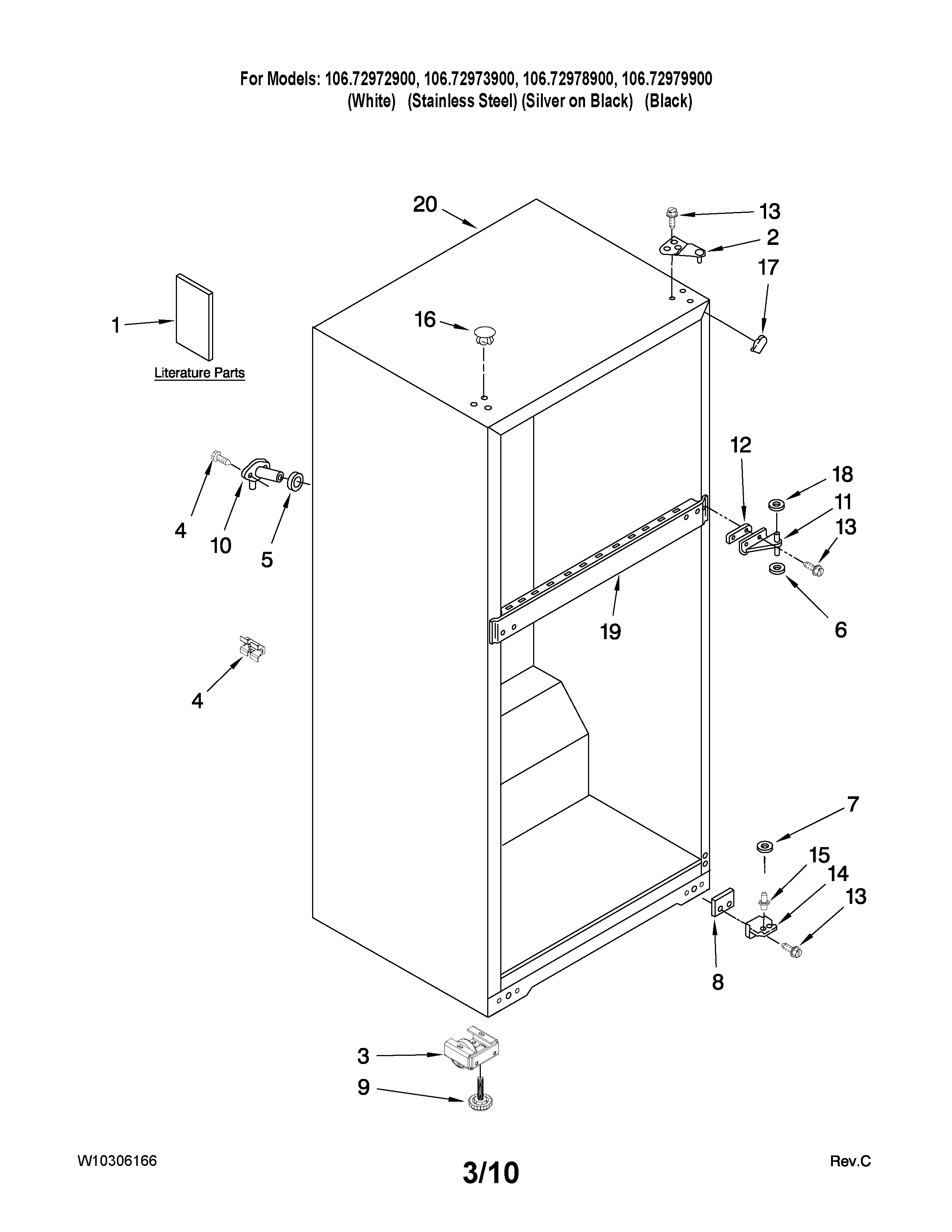 Cabinet parts