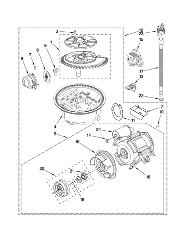 Pump and motor parts