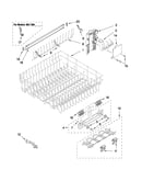 Upper rack and track parts
