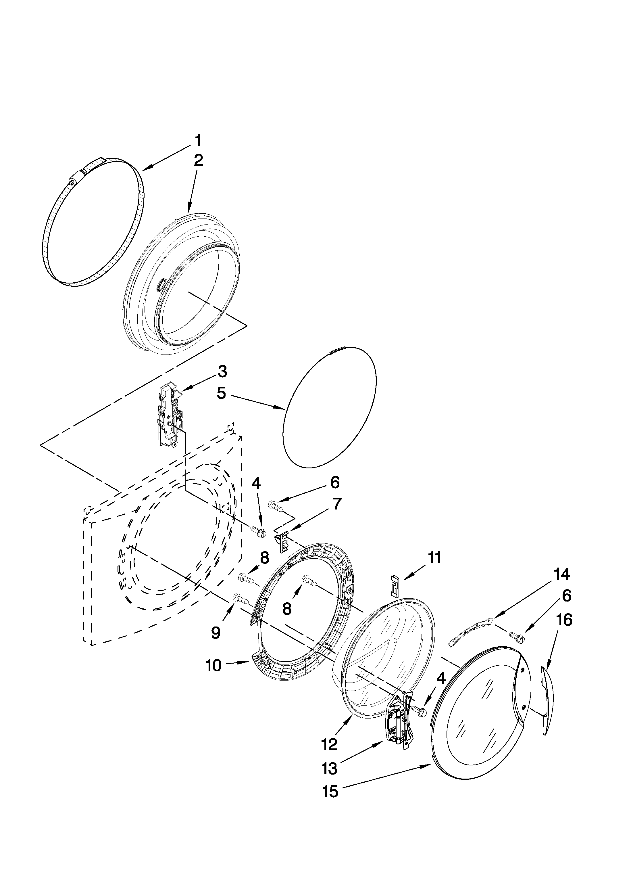 DOOR AND LATCH PARTS