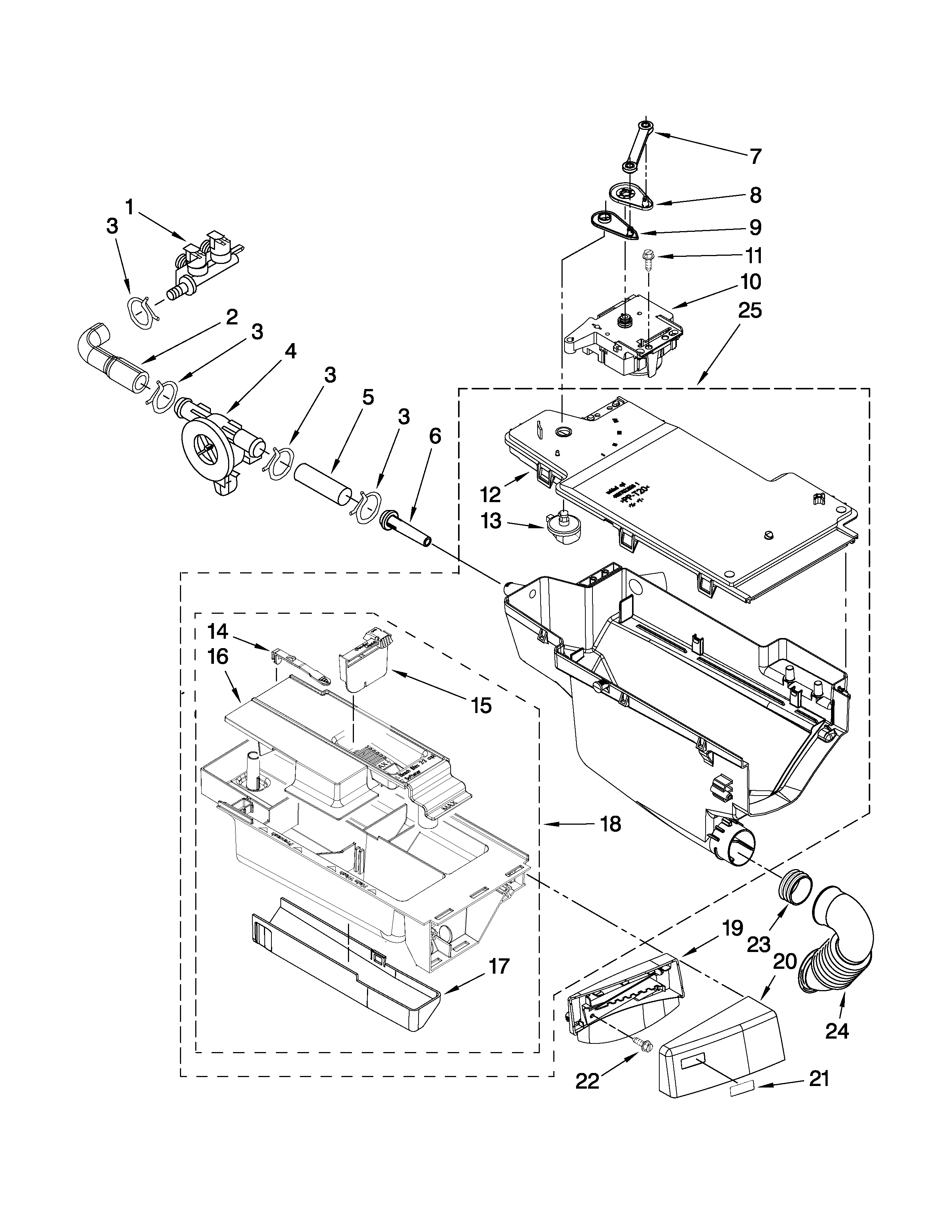 DISPENSER PARTS