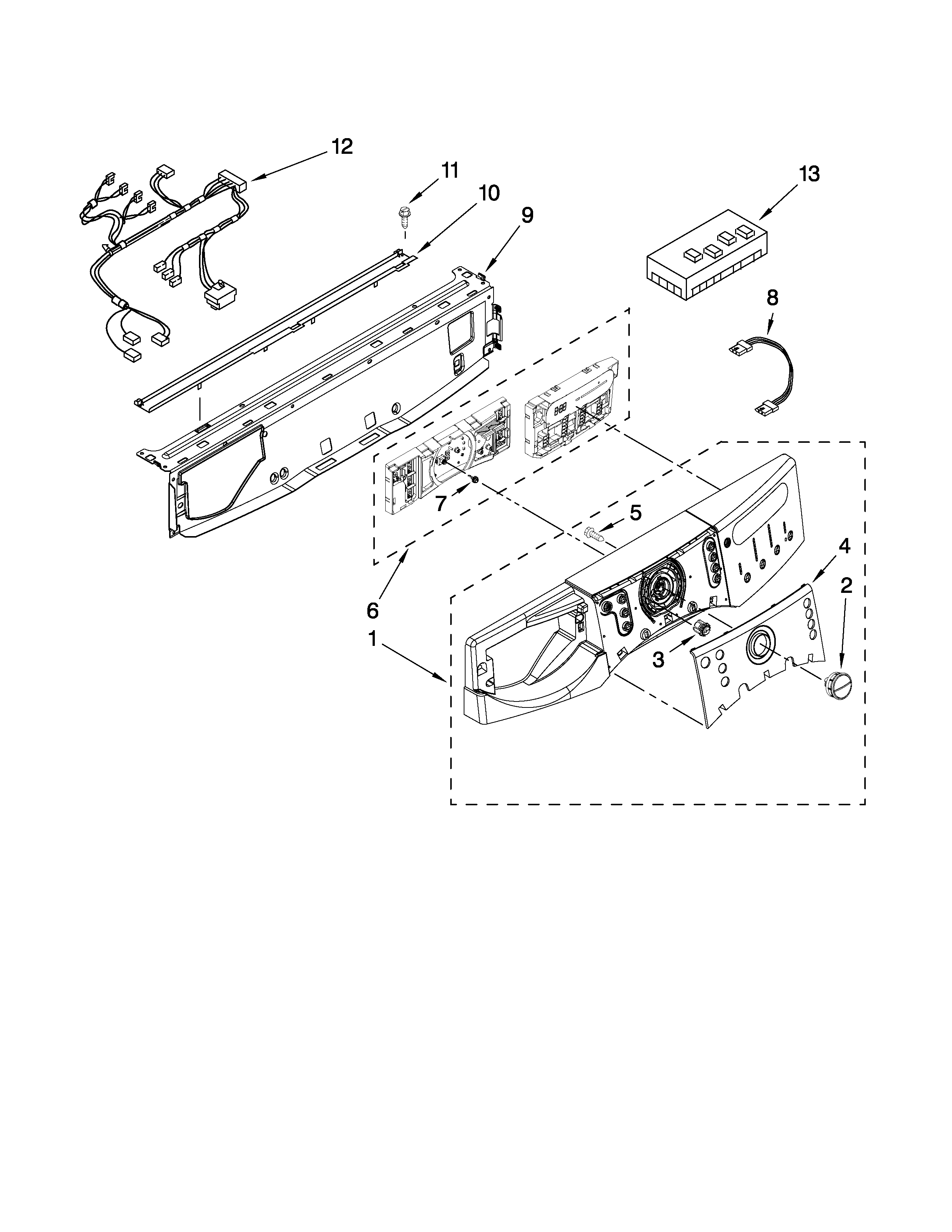 Control panel parts