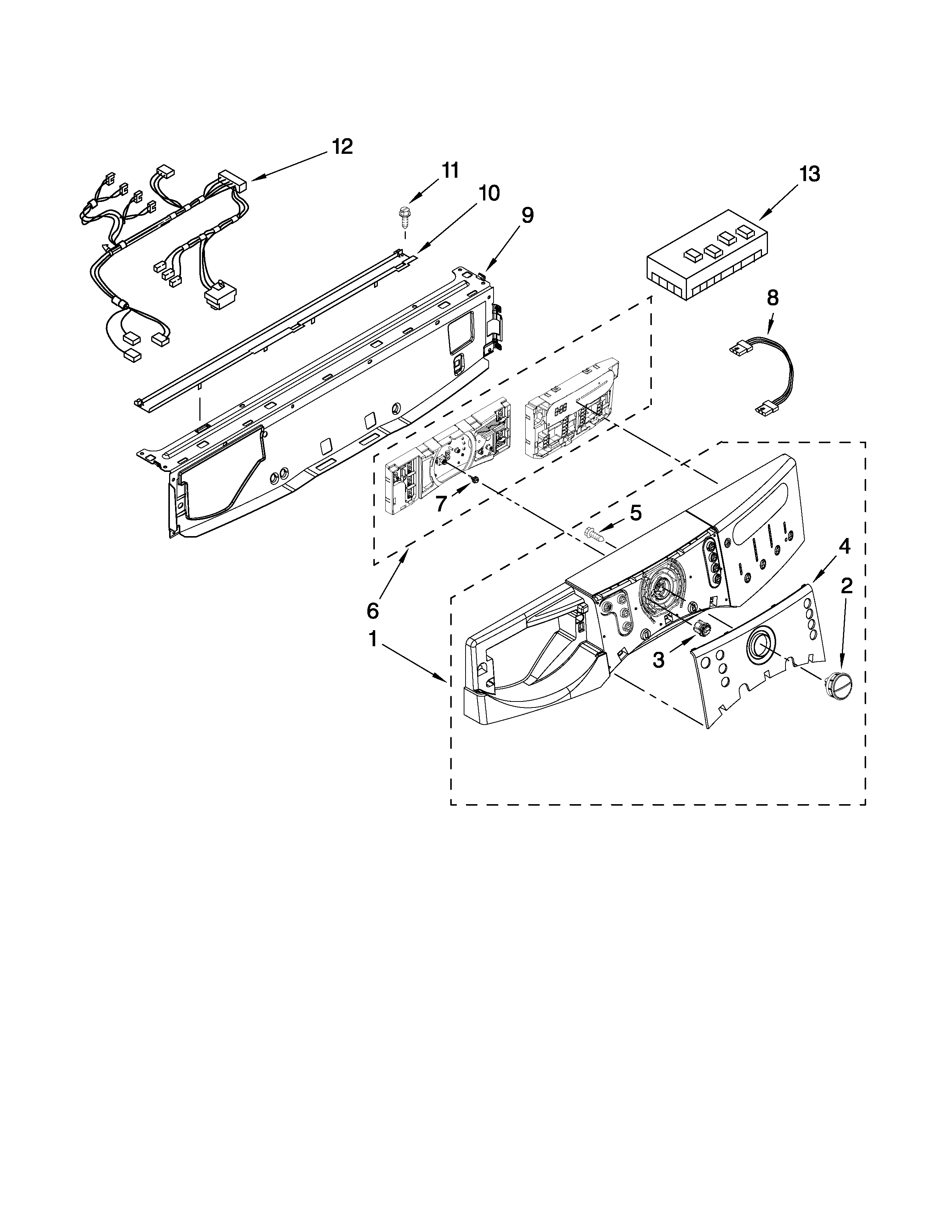 Control panel parts
