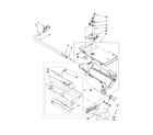 Kenmore Elite 11049972602 dispenser parts diagram