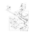 Kenmore Elite 11049962603 dispenser parts diagram