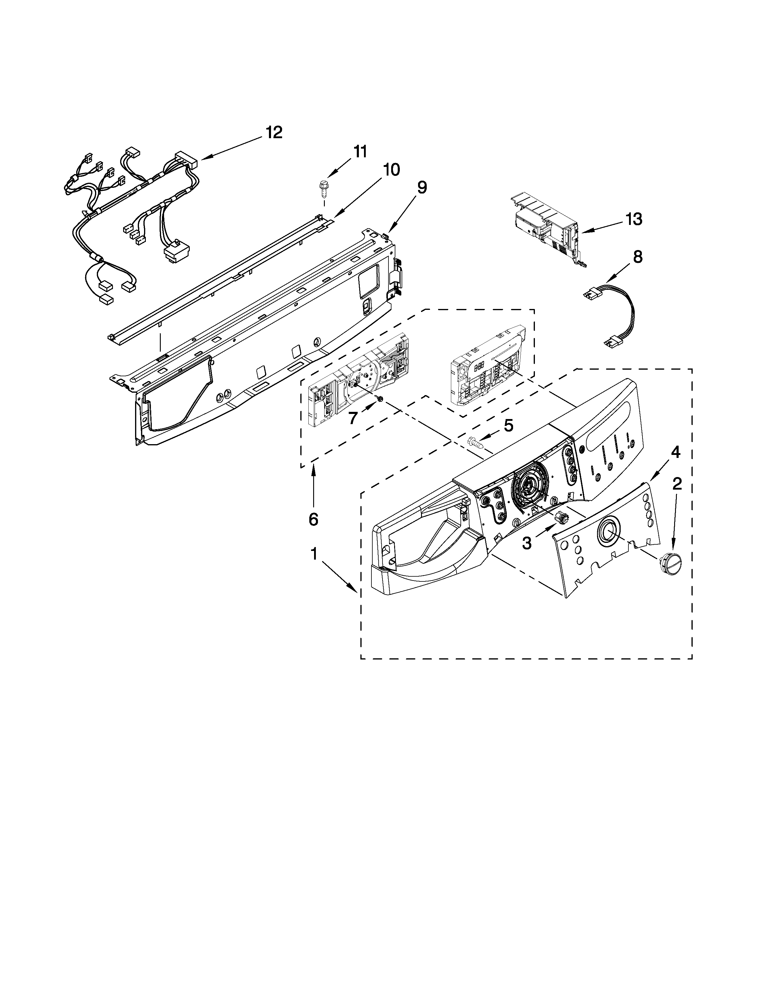 Control panel parts