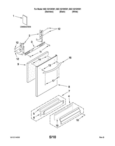 Door and panel parts