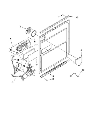 Door and latch parts