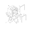 Kenmore 66513213K901 tub and frame parts diagram