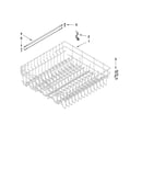 Upper rack and track parts