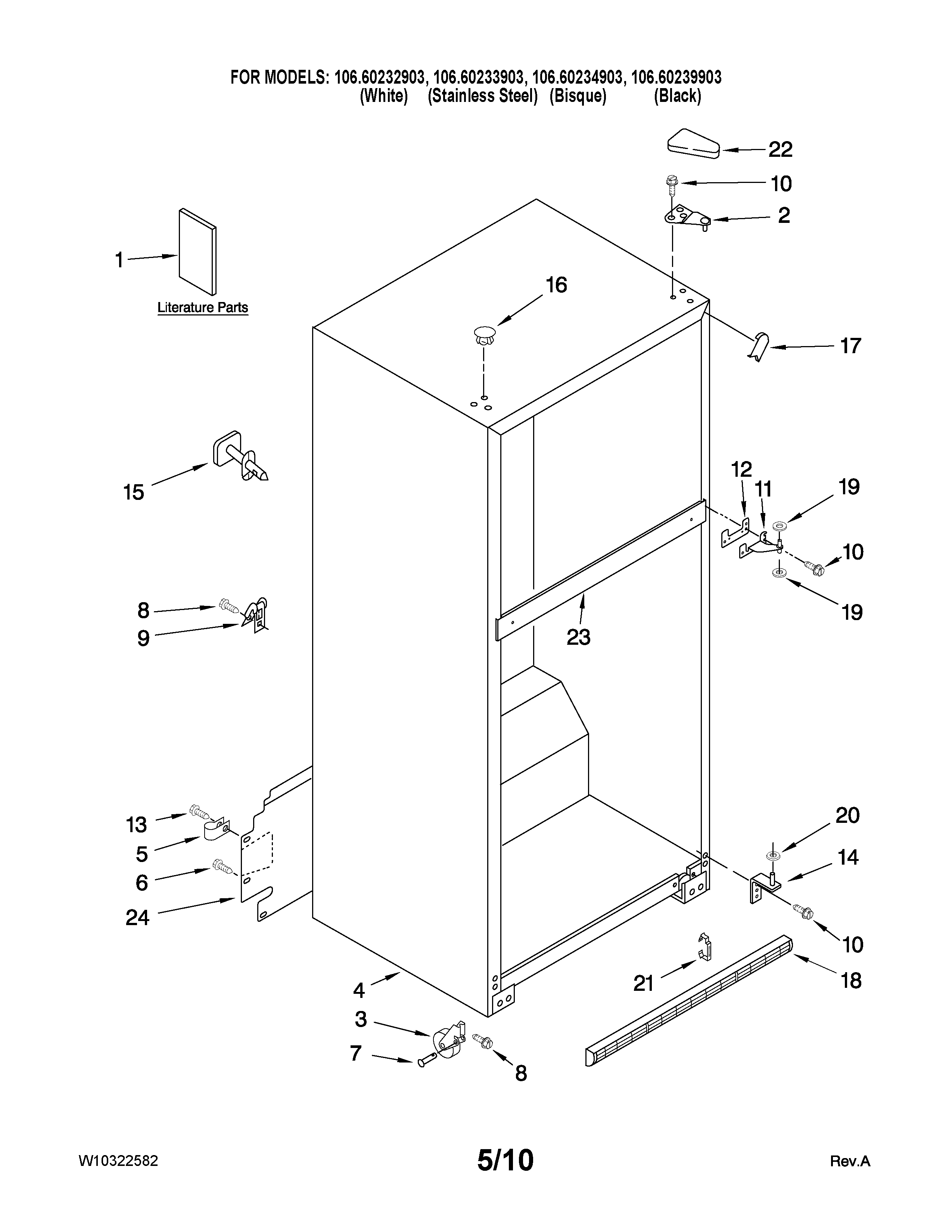 CABINET PARTS