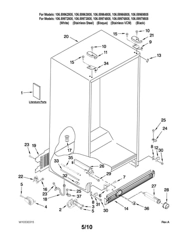 Cabinet parts