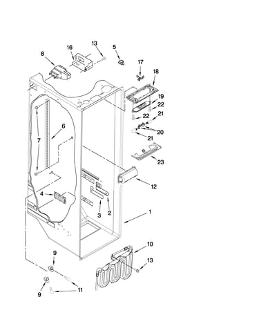 Refrigerator liner parts