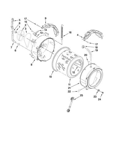 Tub and basket parts
