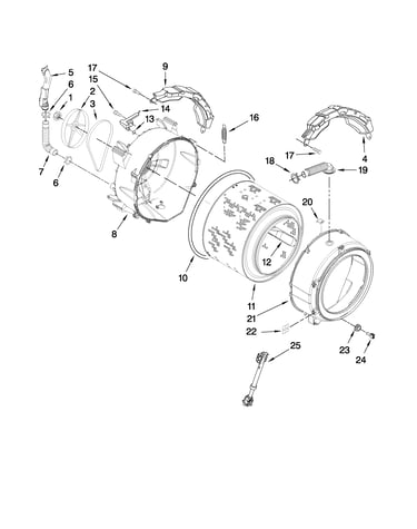 Tub and basket parts