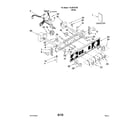 Kenmore 11098752798 washer/dryer control panel parts diagram