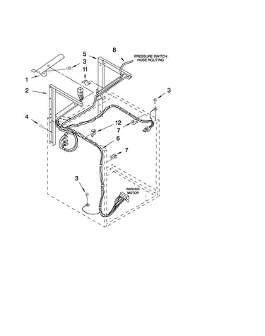 Dryer support and washer parts
