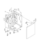 Washer cabinet parts