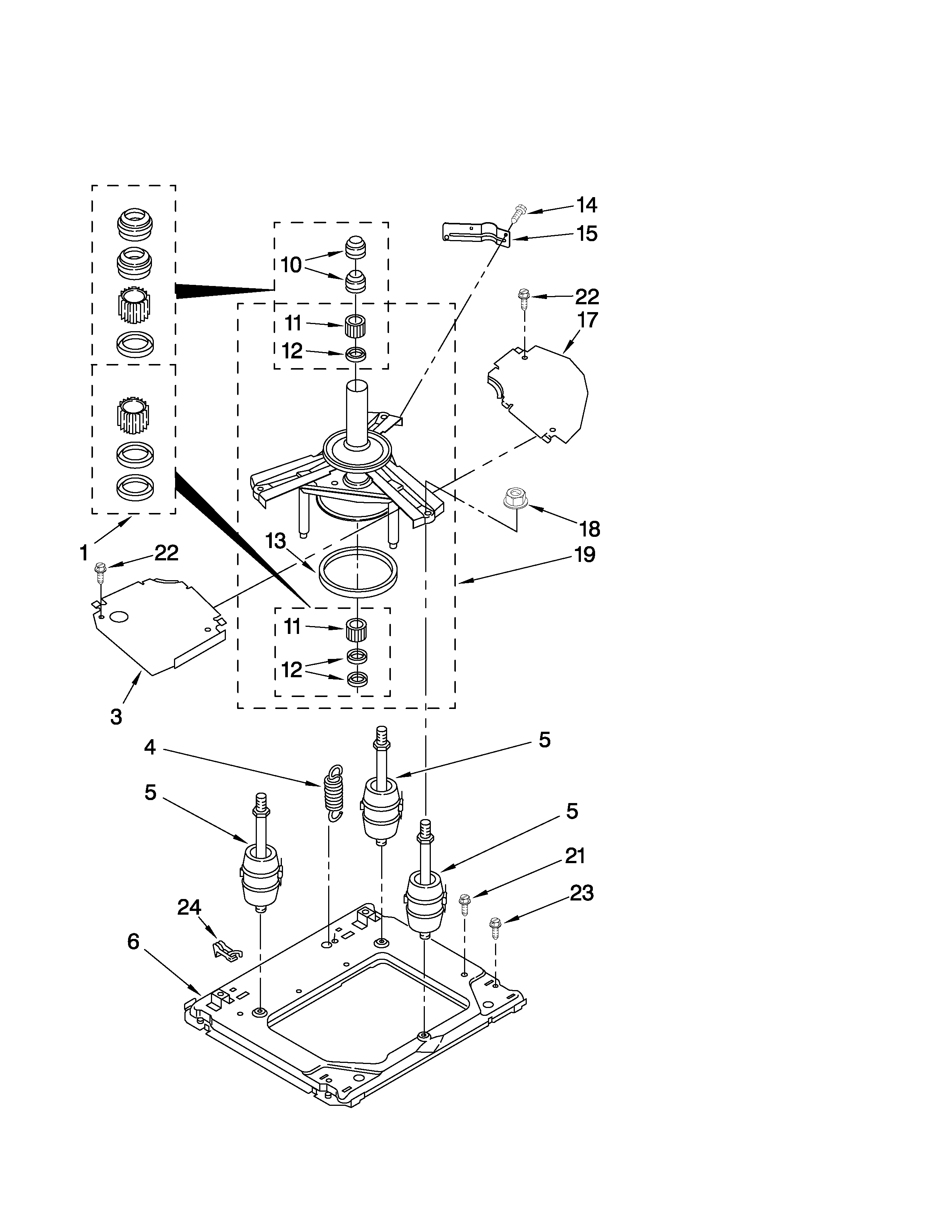 MACHINE BASE PARTS