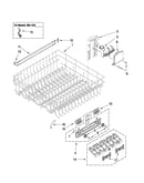 Upper rack and track parts