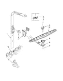 Upper wash and rinse parts