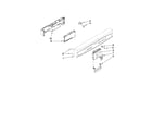 Kenmore 66513472K902 control panel and latch parts diagram