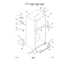 Kenmore 10661184901 cabinet parts diagram
