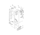 Kenmore Elite 10654782802 refrigerator liner parts diagram