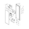 Kenmore Elite 10654792802 refrigerator door parts diagram