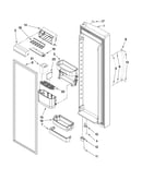 Refrigerator door parts