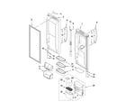 Kenmore Elite 59677596802 refrigerator door parts diagram
